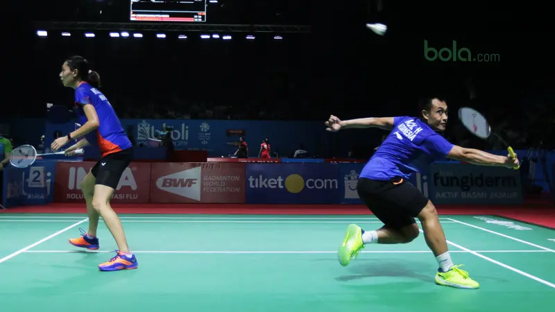 Indonesia Open 2018, Bola.com, Gloria/Hafiz Faizal