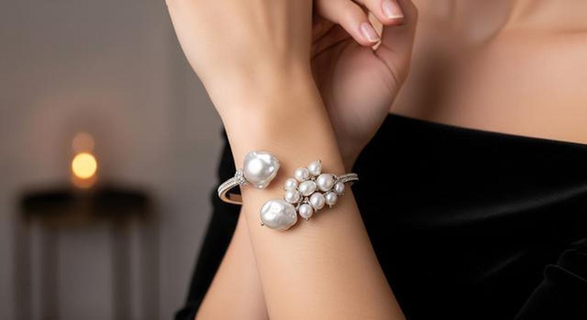 8 Model Gelang Mutiara Modern Baroque untuk Pesta, Sederhana Tapi Mewah