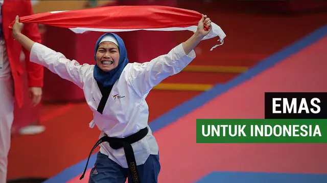 Berita video duel final di Jakarta Convention Center, Jumat (19/8/2018), Defia mengalahkan wakil Iran, Salahshouri Marjan, dengan skor 8.690 - 8.470
