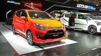 Toyota Agya di IIMS 2017 (Foto: Rio/Liputan6).