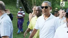 Protokol Obama meminta tertutup dari media dan hanya kunjungan biasa bukan kunjungan kenegaraan.