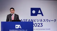 Ketua ASEAN Business Advisory Council (ASEAN-BAC) Arsjad Rasjid Tokyo, Jepang, pada Kamis (8/6/2023).(Dok Kadin Indonesia)a