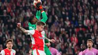 Bermain tandang, AC Milan berhasil mempermalukan tim tuan rumah, Slavia Praha. (AP Photo/Petr David Josek)