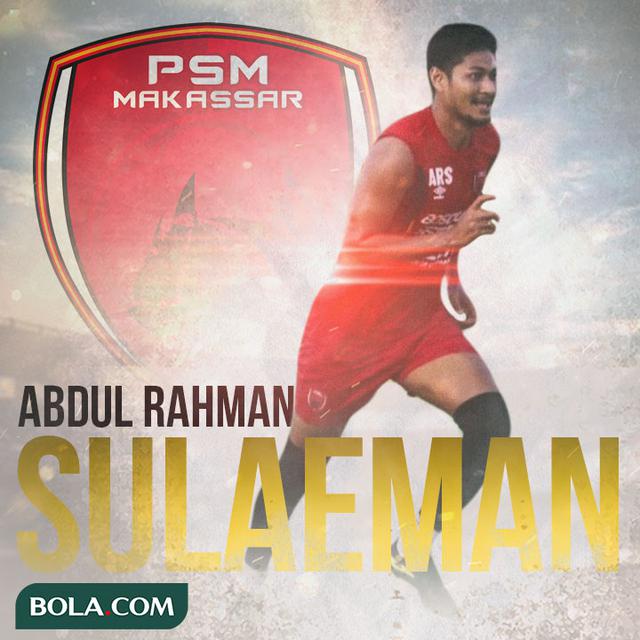 PSM Makassar - Abdul Rahman Sulaeman