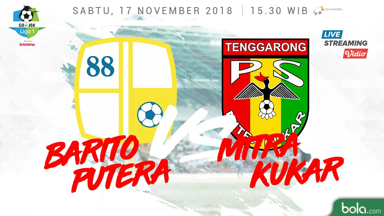 Barito Putera Vs Mitra Kukar