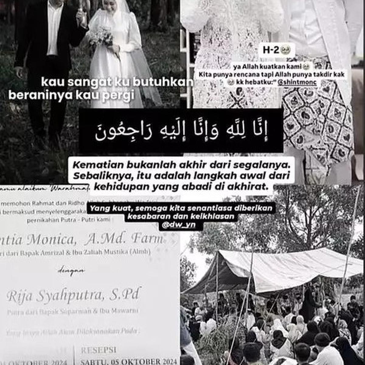 Wanita Ini Terpukul saat Calon Suami Meninggal Dunia H-2 Pernikahan, Kisahnya Bikin Haru
