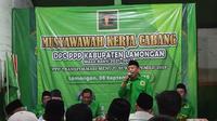 DPC PPP Kabupaten Lamongan melangsungkan Musyawarah Kerja Cabang (Muskercab) 2025, dengan tema &ldquo;PPP Transformasi Menuju Sukses Pemilu 2029", Sabtu (6/9) (Istimewa)