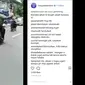 Pria joget di atas sepeda motor akhirnya digiring ke kantor polisi dan dikenakan pasal 283 UU RI No. 22 Thn 2009: Setiap orang yang mengemudikan kendaraan bermotor di jalan secara tidak wajar. (Instagram @tmcpoldametro)