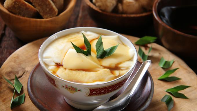 Cara Membuat Tahwa  Wedang Kembang Tahu yang Lembut 