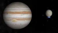 Semburan Air Raksasa Satelit Yupiter Europa, Pertanda Kehidupan?
