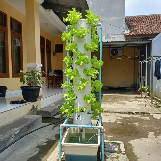 6 Ide Kebun Selada Vertikal yang Mudah Ditiru, Solusi Hijau di Lahan Sempit