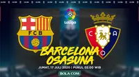 La Liga - Barcelona Vs Osasuna (Bola.com/Adreanus Titus)