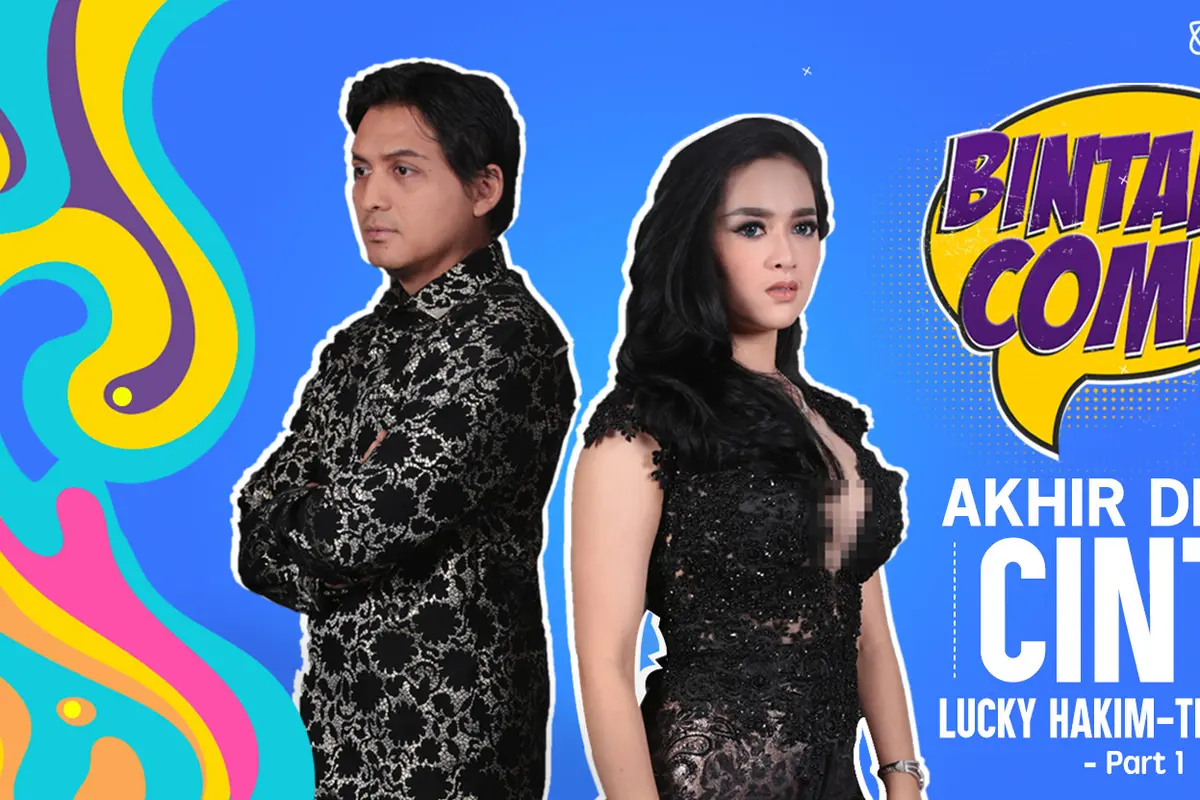 Bintang Comic Lucky Hakim dan Tiara Dewi