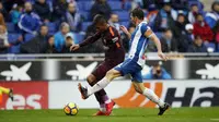 Barcelona mencatatkan rekor setelah bermain 1-1 kontra Espanyol. (Twitter)