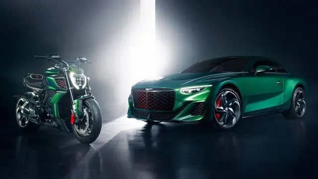 Ducati dan Bentley dengan bangga mengumumkan sepeda motor edisi terbatas baru, yang merayakan karya terbaik dari kedua merek ikonik tersebut (ist)