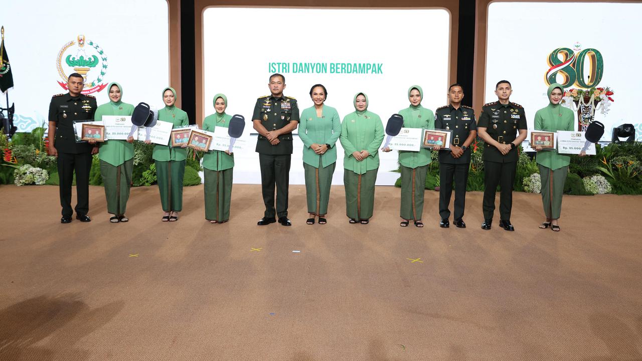 Usia ke-80, Persit Kartika Chandra Kirana Teguhkan Pengabdian dan Semangat Berkarya