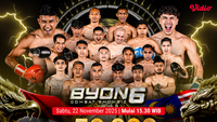 BYON Combat Showbiz 6 Hadir Akhir Pekan Ini, Saksikan Duel Indonesia vs Malaysia Eksklusif di Vidio