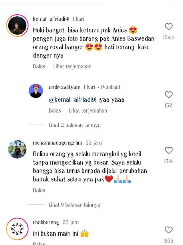 Warganet Banyak Memuji Keramahan Anies