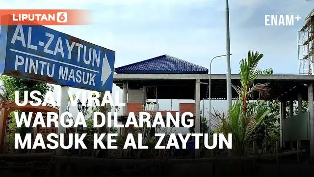 Warga Dilarang Masuk ke Pondok Pesantren Al Zaytun