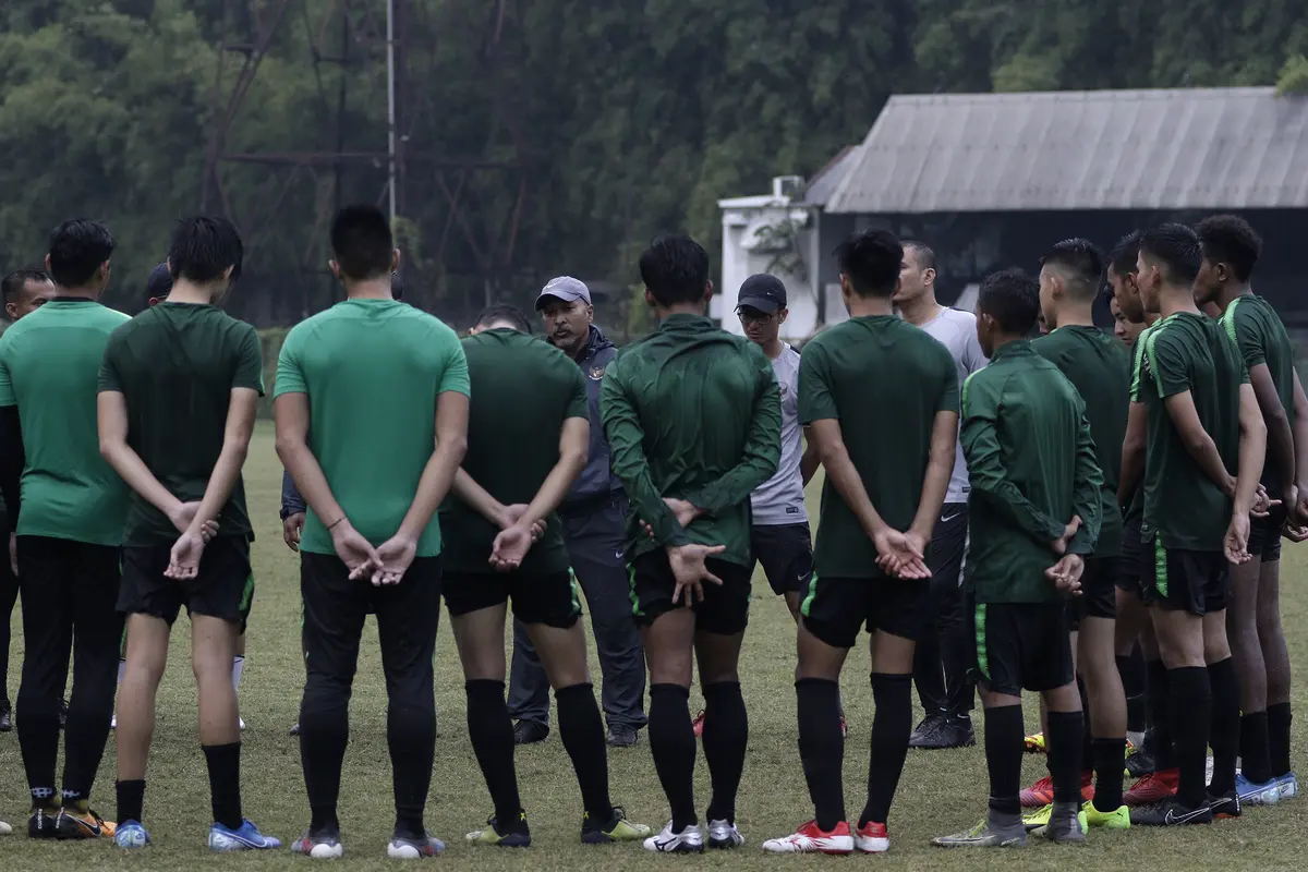 Latihan Timnas Indonesia U-19