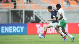 Prancis dipaksa bekerja ekstra keras mengalahkan Timnas Burkina Faso U-17 dengan skor 3-0. (Doc. LOC WCU17/BRY)
