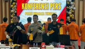 Polisi menetapkan 9 orang menjadi tersangka kasus bentrokan warga di lokasi tambang emas ilegal di Sulut yang menyebabkan 3 orang meninggal dunia. (Liputan6.com/ Dok Polda Sulut)