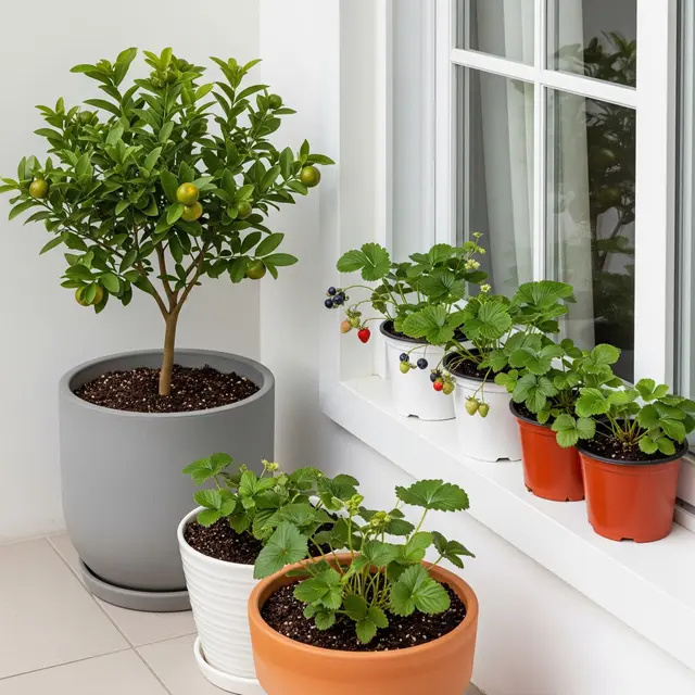 Konsep Kebun Buah Tabulampot yang Cocok untuk Rumah Type 27