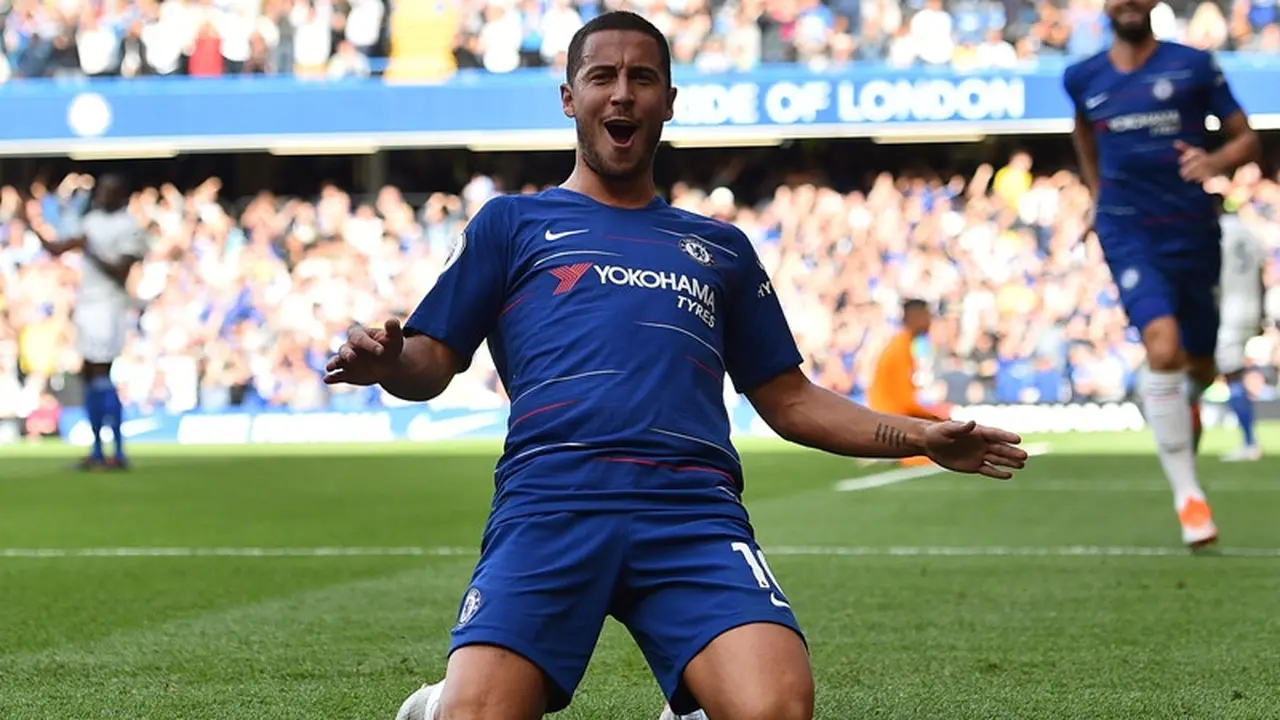 Gelandang Chelsea, Eden Hazard.