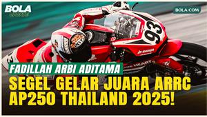 Menang Dramatis! Fadillah Arbi Aditama Segel Juara ARRC AP250 Thailand 2025