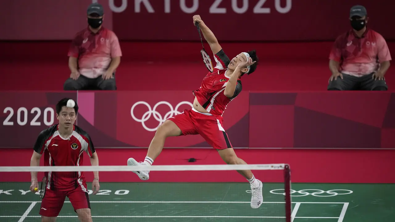 Foto: Mendapatkan Perlawanan Sengit, The Minions Harus Puas Keluar Sebagai Runner Up Grup A Bulu Tangkis Ganda Putra Olimpiade Tokyo 2020