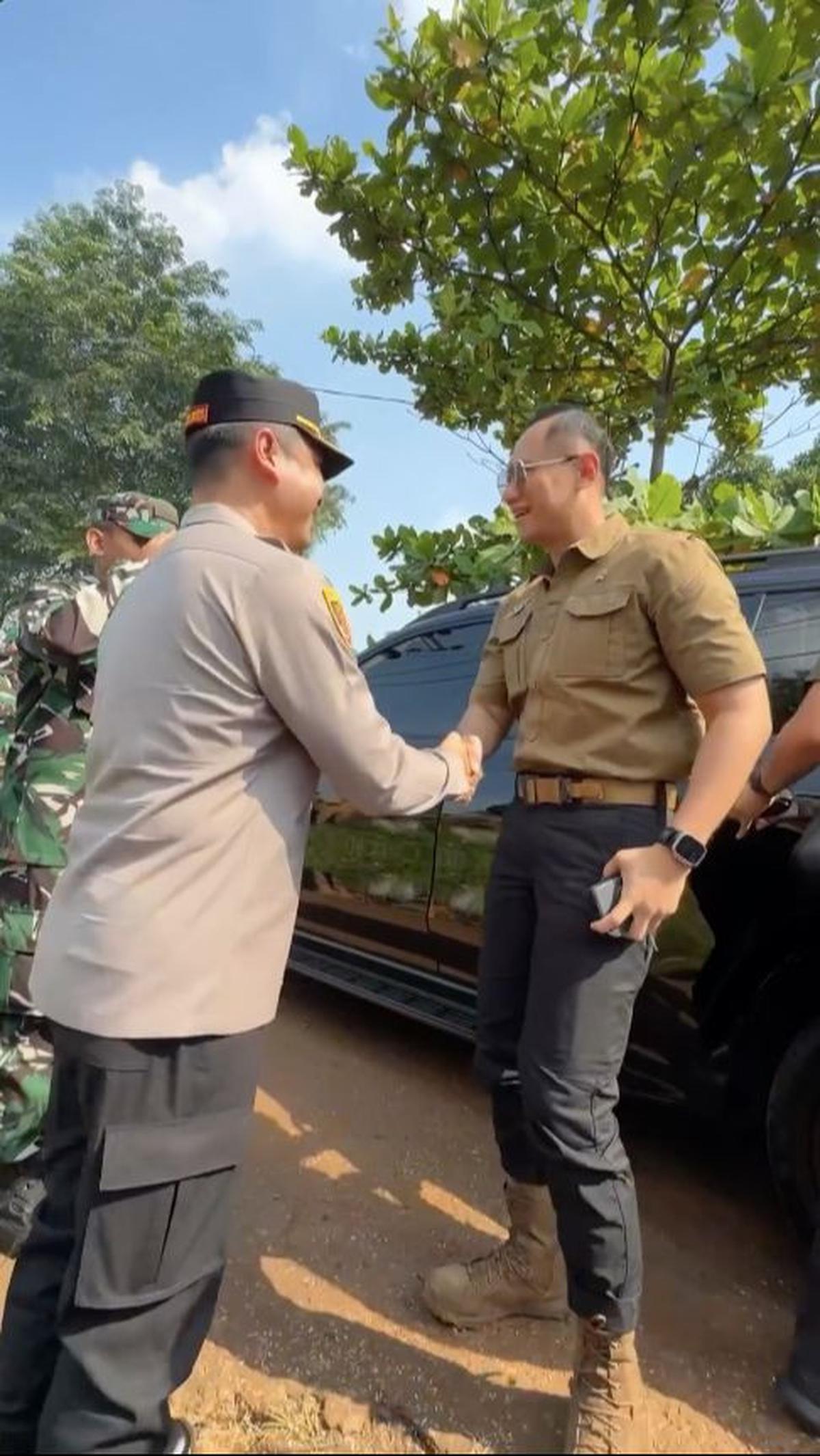 AHY Jadi Saksi Pengukuran Tanah Warga<br>