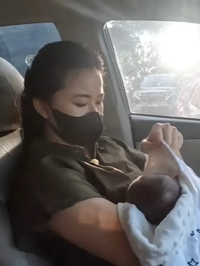 Adinda Azani melahirkan (Instagram/dindazani)