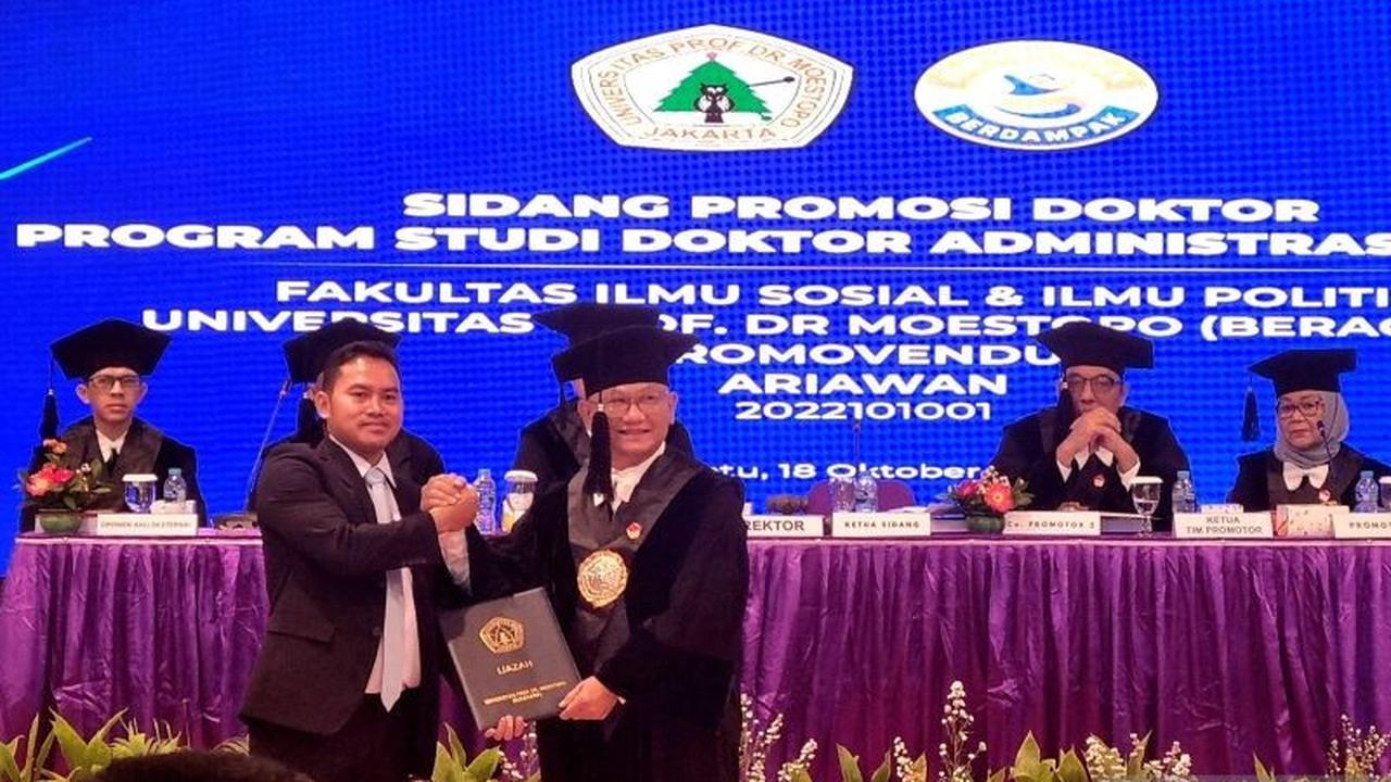 Raih Gelar Doktor Administrasi Publik Cumlaude, Anggota Dewas ANTARA Ariawan Teliti Digitalisasi DPR RI