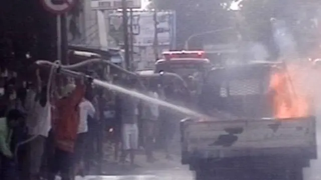 [VIDEO] Mobil Pengangkut Tiner Terbakar di Palmerah, Sopir Tak Tahu