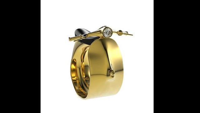 Keren Cincin  Kawin Berdesain Vespa Otomotif Liputan6 com