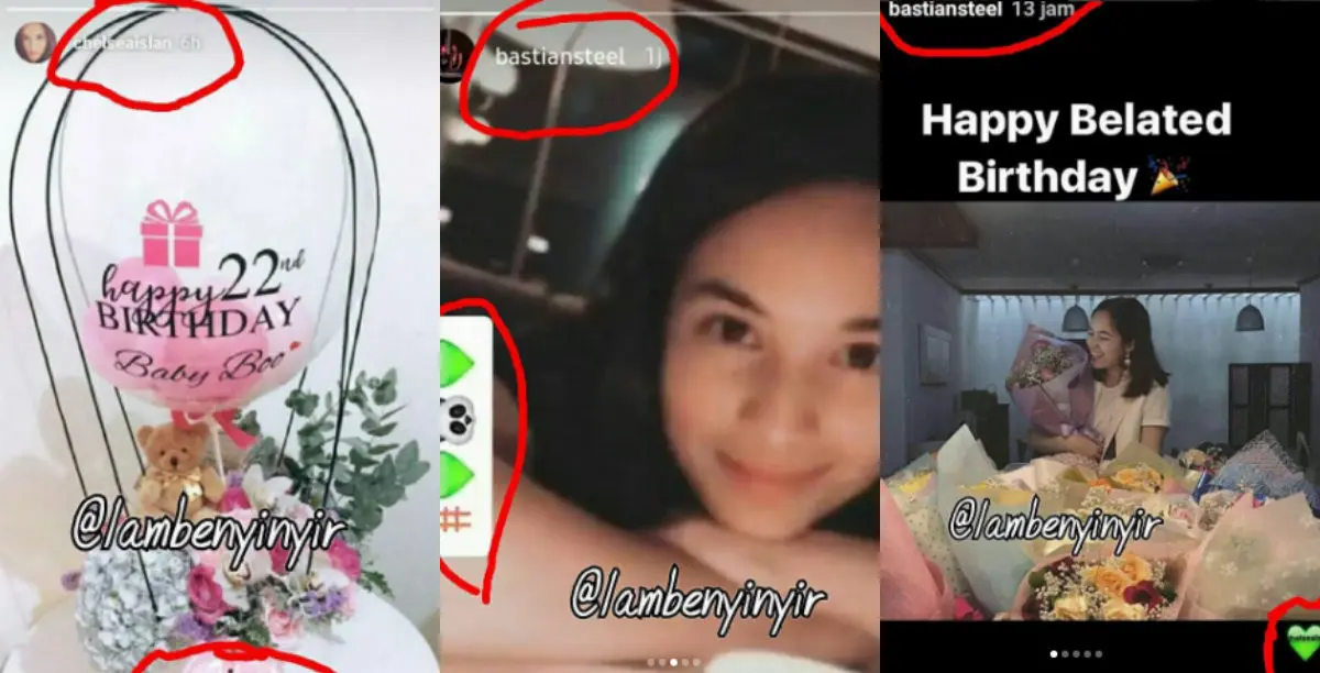 Chelsea Islan dan Bastian Steel (Instagram/lambenyinyir)
