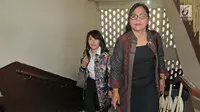 Pengacara sekaligus adik Basuki Tjahaja Purnama, Fifi Lety Indra mendatangi Pengadilan Negeri Jakarta Utara, Rabu (31/1). Fifi didampingi sejumlah rekan pengacara mewakili Ahok pada sidang gugatan cerai terhadap Veronica Tan (Liputan6.com/Herman Zakharia)