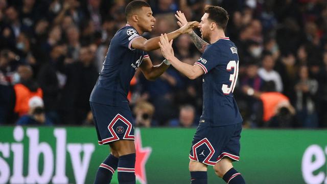Kylian Mbappe dan Lionel Messi