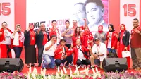 Ketua Umum (Ketum) Partai Solidaritas Indonesia (PSI) Kaesang Pangarep menghadiri konsolidasi TKD Prabowo-Gibran di Gorontalo, Sulawesi Utara. (Foto: Istimewa).