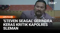 Martin 'Steven Seagel' DPR Tegur Keras Kajari dan Kapolres Sleman: Bisa Rusak Institusi Pak!