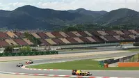 Pebalap Pertamina Campos Racing asal Indonesia, Sean Gelael, berada di posisi ke-20 dalam latihan bebas GP2 Spanyol di Sirkuit Catalunya, Spanyol, Jumat (13/5/2016). (Bola.com/Twitter/TeamJagonyaAyam)