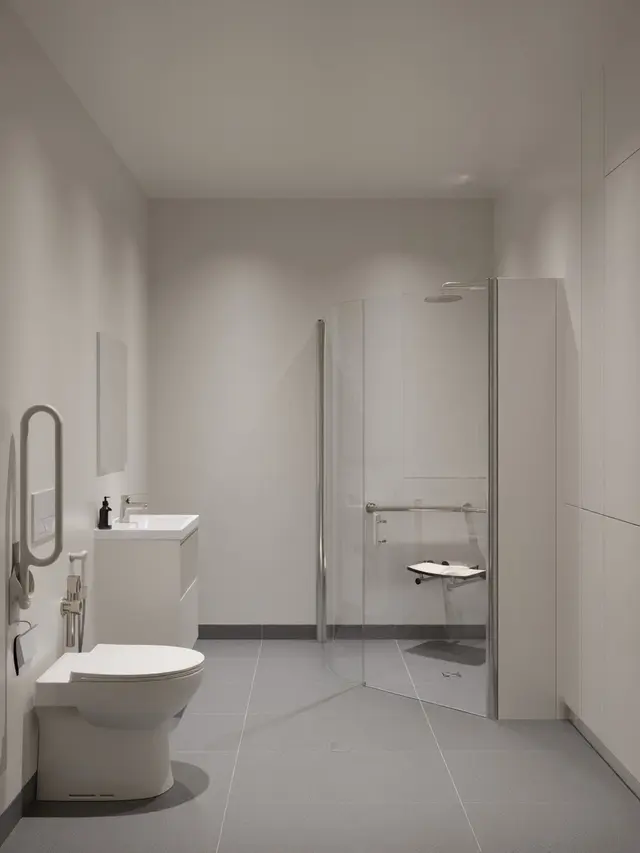 Kamar mandi untuk lansia (Foto: Reve Art AI)