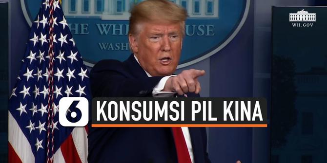VIDEO: Donald Trump Akui Rutin Konsumsi Hydroxychloroquine