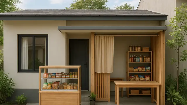 7 Desain Rumah Plus Warung, Solusi Hunian Sekaligus Usaha Kecil yang Fungsional
