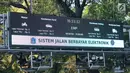 Mesin electronic road pricing (ERP) yang berada di Jalan Medan Merdeka Barat, Jakarta, Rabu (11/9/2019). Pemprov DKI Jakarta membatalkan proses lelang tender untuk jalan berbayar atau ERP setelah mendapatkan opini hukum dari Kejaksaan Agung RI. (Liputan6.com/Immanuel Antonius)