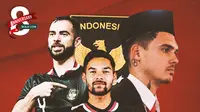 Timnas Indonesia - Jordi Amat, Sandy Walsh, Shayne Pattynama (Bola.com/Decika Fatmawaty)