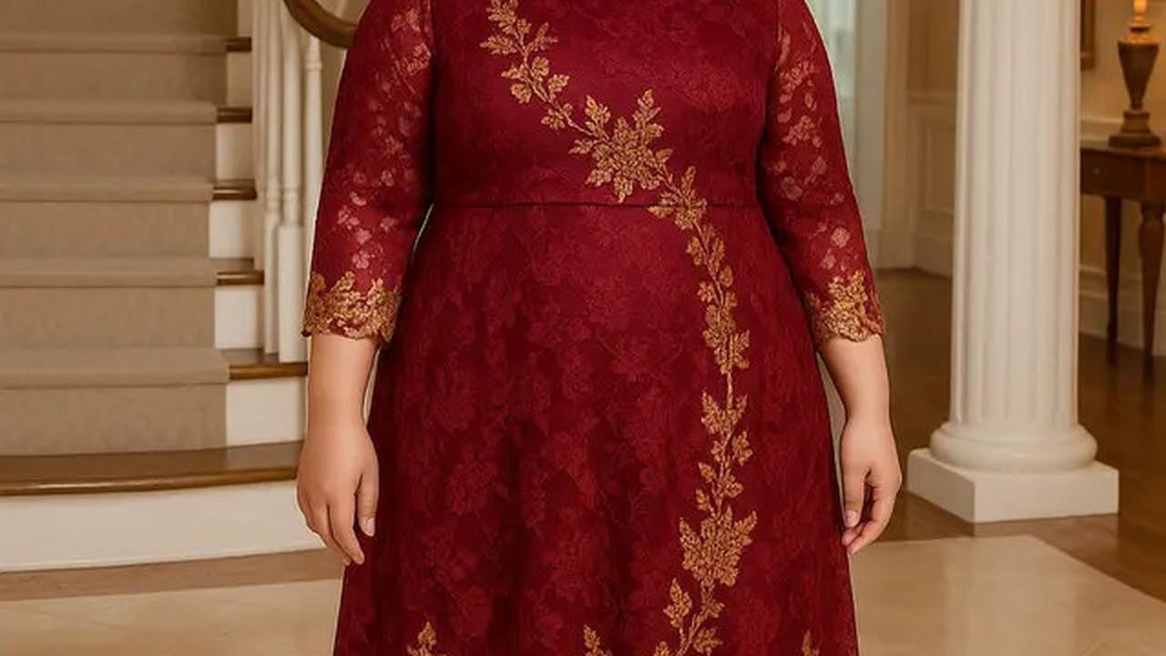 5 Tips dan Contoh Model Dress Brokat untuk Orang Plus Size dan Tidak Terlalu Tinggi