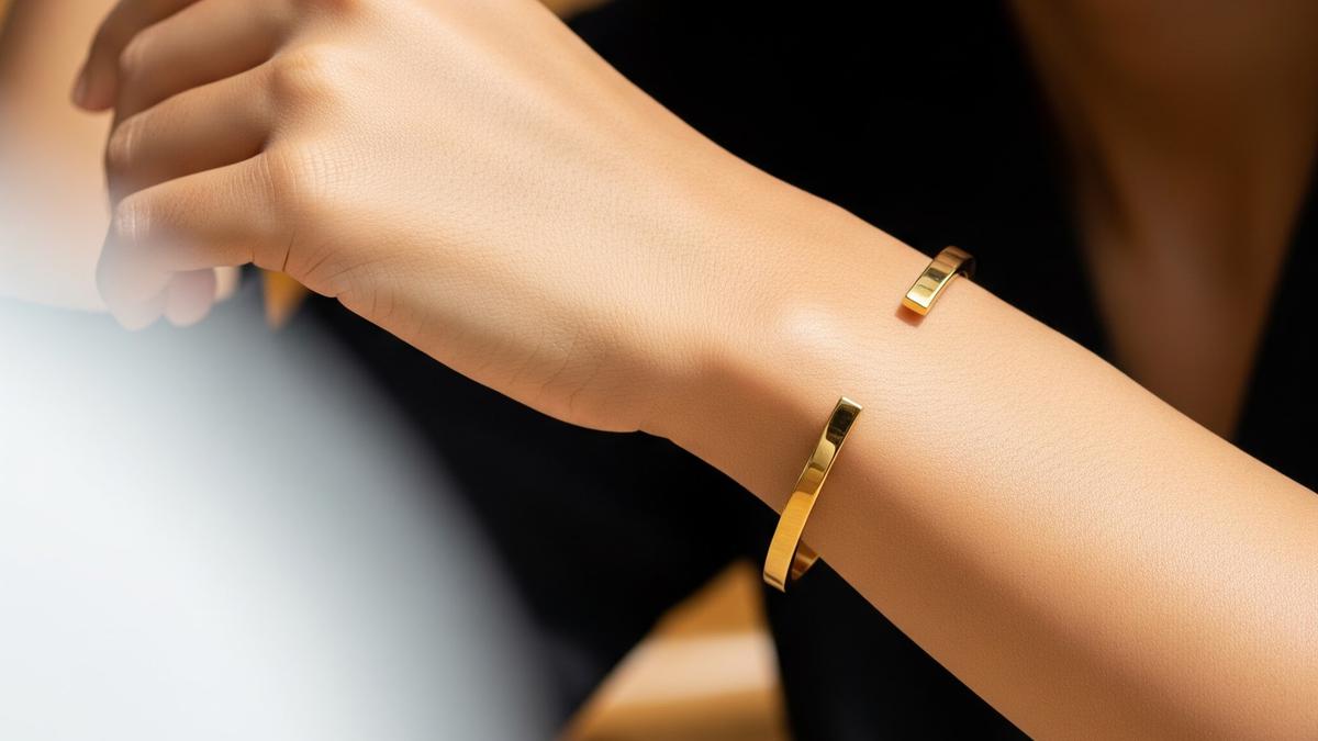 7 Model Gelang Emas Simpel Tapi Bernilai Tinggi untuk Disimpan dan Dipakai Harian