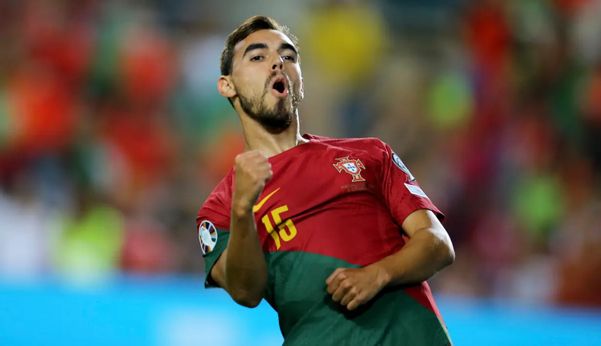Bermain di kandang sendiri, Portugal turun dengan kekuatan terbaiknya pada laga ini. (AP Photo/Joao Matos)
