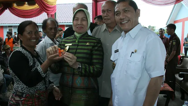 Korban Sinabung Kini Tak Lagi Tinggal di Lokasi Pengungsian